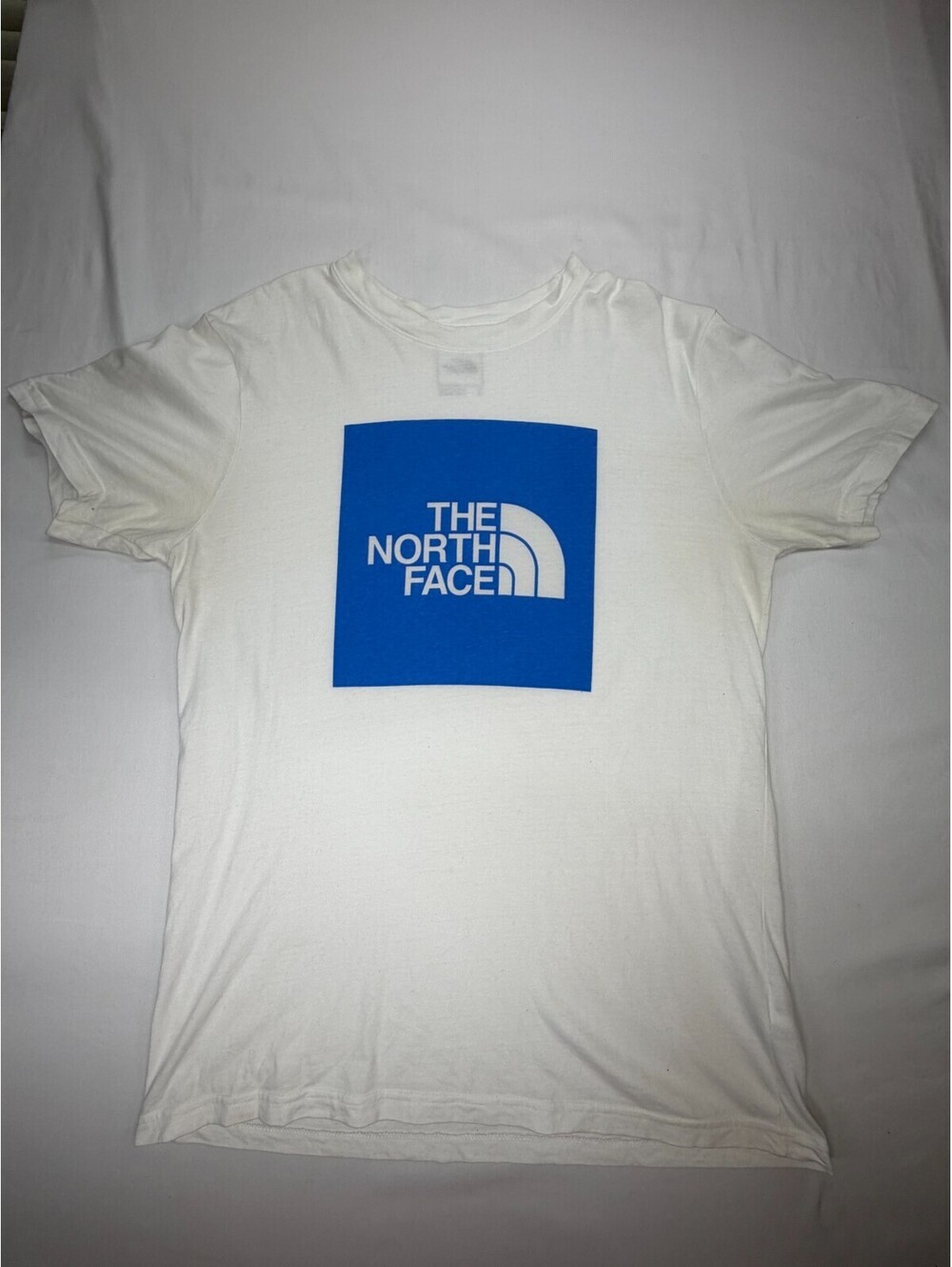 The North Face Men's T Shirt Short Sleeve Cotton Crew Neck Size M White